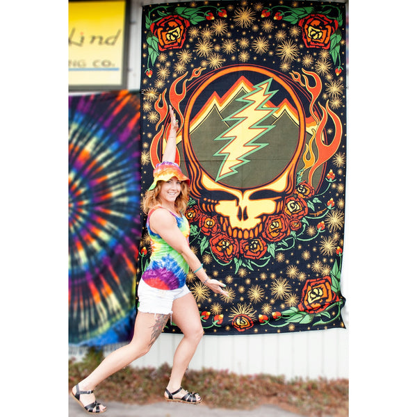 Mountainside Steal Your Face Grateful Dead 3D Tapestry Cali Kind Clothing Co